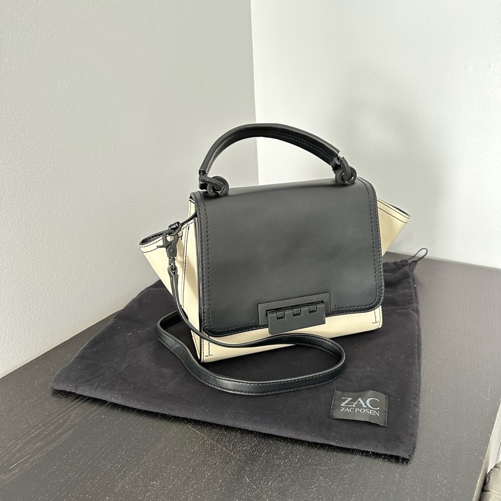 ZAC Zac Pozen Leather Satchel BAG EARTHA